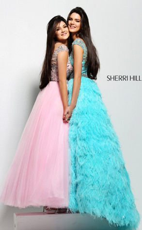 Sherri Hill, Kylie Jenner, Kendall Jenner Sherri Hill, Kylie Jenner, Kendall Jenner